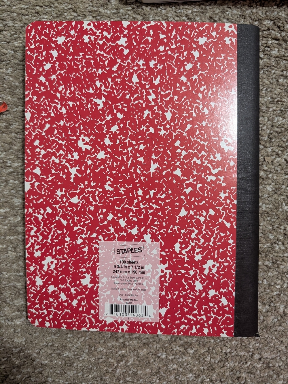 3 Pack Composition Wild Ruled Notebook - Picture 11 of 12